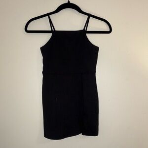 Art Class Black Sleeveless Halter Dress